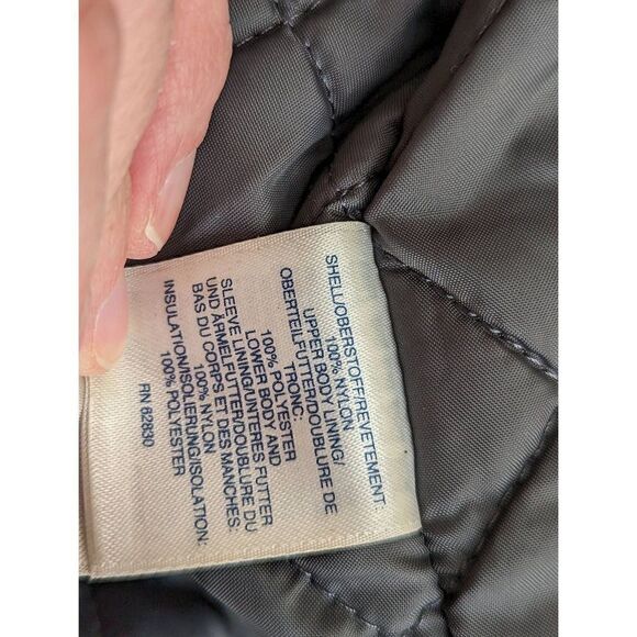 Lands’ End Boy Cobalt Blue Hooded Long Sleeve Parka Coat Size Medium - Picture 8 of 8